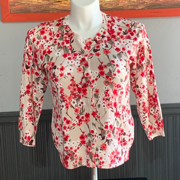 Joseph Sweaters - Joseph A. Floral Sweater